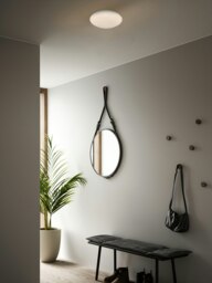 Rackhams Montone 30 - IP44 - 2700K - Ceiling light - White - White - Metal - 1 - thumbnail 4