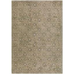 Rackhams Galey Alix Myrtle Avenue-Vintage Brown Green Grey Traditional Boho Fringe Rug - 200 x 275 cm - thumbnail 2