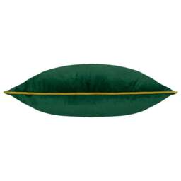 Rackhams Meridian Velvet Cushion Cover - Emerald/Moss - 45cm x 45cm - Emerald/Moss - 100% Polyester - thumbnail 3