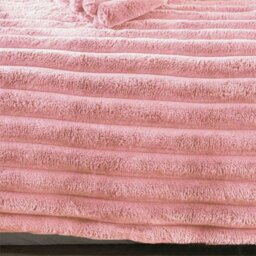Rackhams Big Cord Teddy Blush Duvet Cover Set - Super King - thumbnail 3