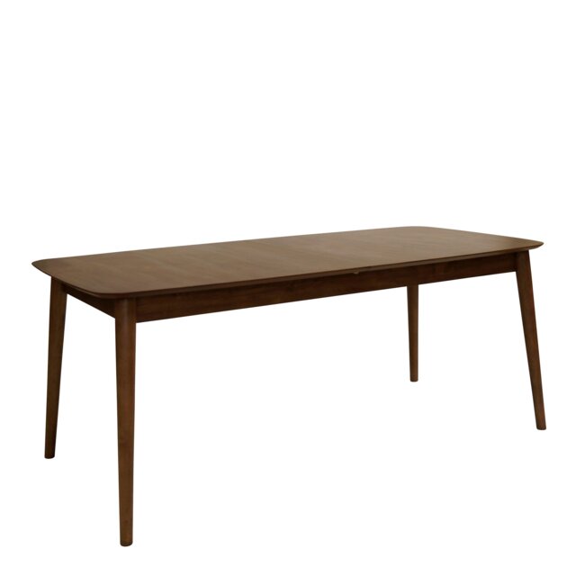 Rackhams Montreux Rectangular Extending Dining Table in Walnut 180-219 cm - Brown - No - Brown - image 1