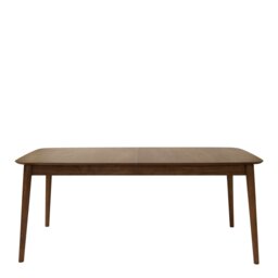 Rackhams Montreux Rectangular Extending Dining Table in Walnut 180-219 cm - Brown - No - Brown - thumbnail 2