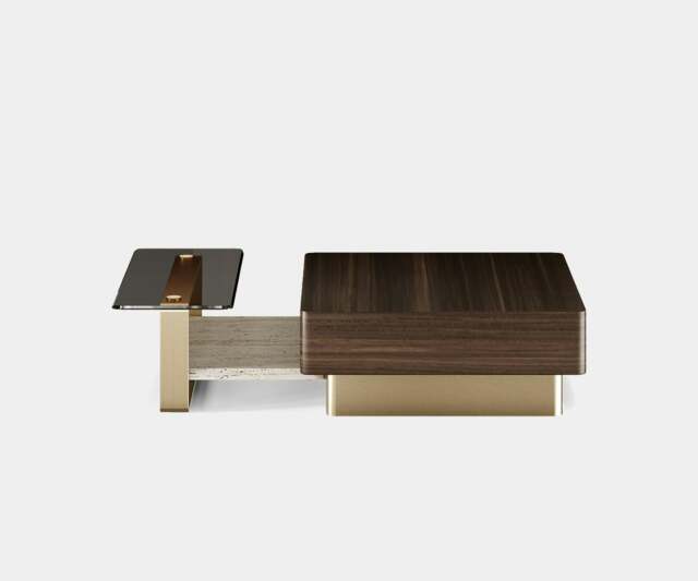 Rackhams Gehry Centre Table: Modern Design with Smoked Glass - image 1
