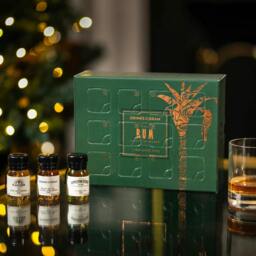 Rackhams Scotch Rum 12 Dram Advent Calendar - H18,1 x W24.1 x D8cm, 1.04kg