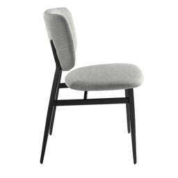 Rackhams Light Grey Fabric Chair 4147 - thumbnail 6