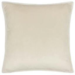 Rackhams Stanza Faux Fur Cushion Cover - Ecru - 55cm x 55cm - Ecru - 100% Polyester - thumbnail 3
