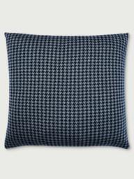 Rackhams Navy and Space Grey Wool Cushion - thumbnail 2