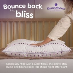 Rackhams Comfy Cotton Firm Support Pillow - 4 - thumbnail 4