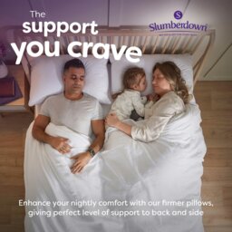 Rackhams Comfy Cotton Firm Support Pillow - 4 - thumbnail 6