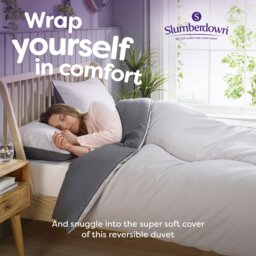 Rackhams Coverless Comfort Duvet - Grey Embossed Waffle - Double - 10.5 - thumbnail 3