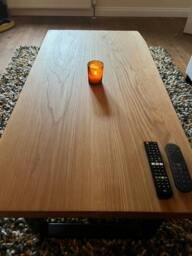 Rackhams Premium Solid Oak Coffee Table - 120 - 100 - thumbnail 2
