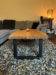 Rackhams Premium Solid Oak Coffee Table - 120 - 100 - thumbnail 5