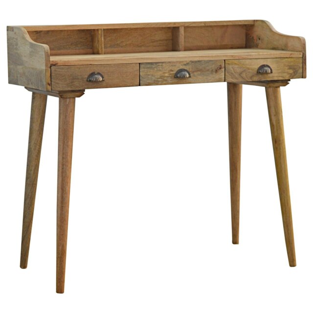 Rackhams Solid Wood Gallery Back Shell Writing Desk - image 1