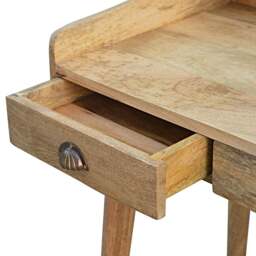 Rackhams Solid Wood Gallery Back Shell Writing Desk - thumbnail 3
