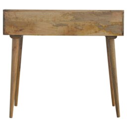 Rackhams Solid Wood Gallery Back Shell Writing Desk - thumbnail 6