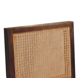 Rackhams Cream Boucle Rattan Chair - thumbnail 4