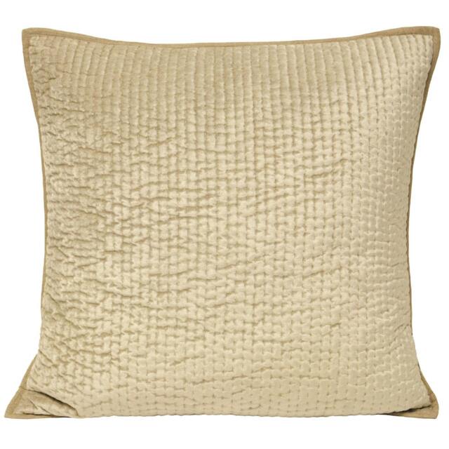 Rackhams Brooklands Cushion Cover - Champagne - 55x55cm - Champagne - 55% Viscose/45% Cotton