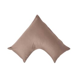Rackhams Organic 400 TC Egyptian Cotton Sateen V Shaped Pillowcase - Duck Egg Blue - thumbnail 2