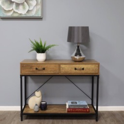 Rackhams Willis Satin Nickel Glass Table Lamp - thumbnail 1
