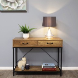 Rackhams Willis Satin Nickel Glass Table Lamp - thumbnail 2