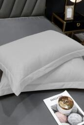 Rackhams 100% Egyptian Cotton Silver Oxford Pillowcase Set - 4 Pack
