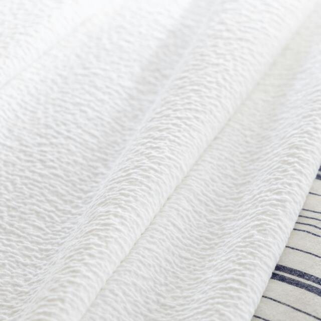Rackhams White Textured Matelasse Cotton Bedspread - Double - image 1