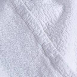 Rackhams White Textured Matelasse Cotton Bedspread - Double - thumbnail 6