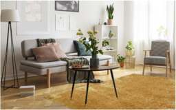 Rackhams Lagom Ochre Shaggy Rug - 200X290 cm - thumbnail 5