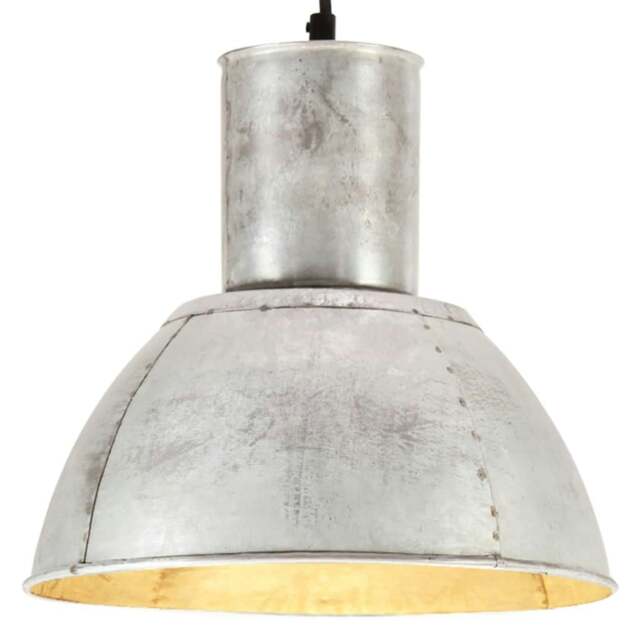 Rackhams Hanging Lamp 25 W Silver Round 28.5 cm E27