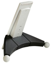Rackhams SHERPA TABLE 10 Display Panel Desk Stand Module - A4 Grey - thumbnail 1