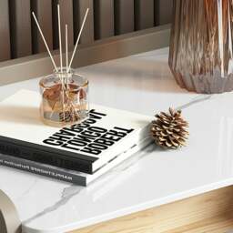 Rackhams Ana Bedside Table - 45cm - Light Grey - thumbnail 6