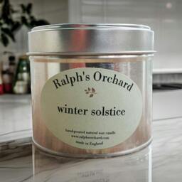 Rackhams Winter Solstice Scented Candle - Candle in Silver Tin - thumbnail 1