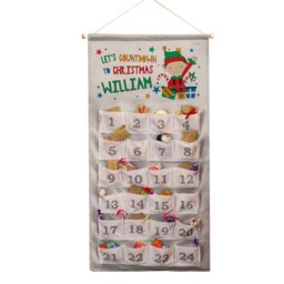 Rackhams Personalised Christmas Elf Advent Calendar - grey - thumbnail 6