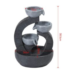 Rackhams Outdoor Solar-Powered Water Fountain Outdoor Decor - thumbnail 5