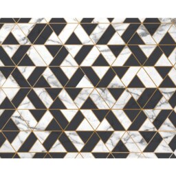 Rackhams Marbled Textured Geometric Wall Mural - White - Large - W350cm x H280cm - thumbnail 2