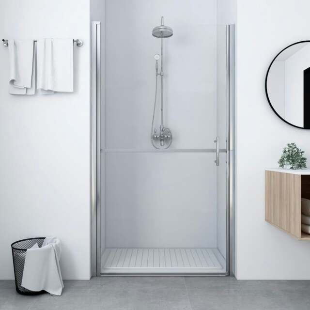 Rackhams Shower Door Tempered Glass 91x195 cm