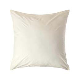 Rackhams Crisp & Cool 200 TC Egyptian Cotton Percale Housewife Pillowcase, European Size - Cream - 60 x 60 cm