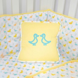 Rackhams Little Ducks Baby Cot Bedding Set - One Size - Yellow - thumbnail 4
