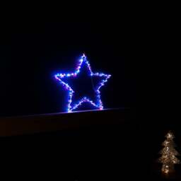 Rackhams 60cm Multi Colour Indoor Outdoor LED Star Light Christmas Decoration - thumbnail 4