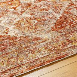 Rackhams Mirabel-Vintage Beige Brown Traditional Boho Fringe Rug - 200 x 290 cm - thumbnail 3