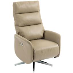 Rackhams Recliner Armchair, Swivel Recliner with Type C+USB - Dark Grey - thumbnail 3