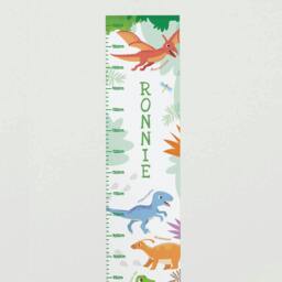Rackhams Personalised Dinosaur Height Chart - Vinyl - H110 x W17.8 x D0.1cm, 0.113kg - thumbnail 2