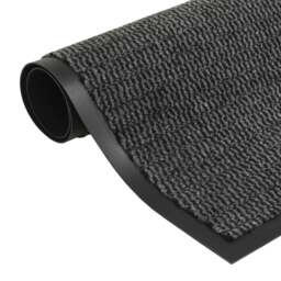 Rackhams Dust Control Mat Rectangular Tufted 80x120 cm Anthracite - thumbnail 1