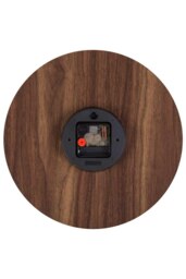 Rackhams 30cm Imitation Walnut Grain Luminous Arabic Numerals Wall Clock - Brown - thumbnail 6