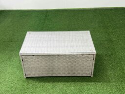 Rackhams 8 Seater Garden Outdoor PE Rattan Furniture Set Rattan Garden Sofa Sets with Big Footstool Light Grey Mixed - thumbnail 5