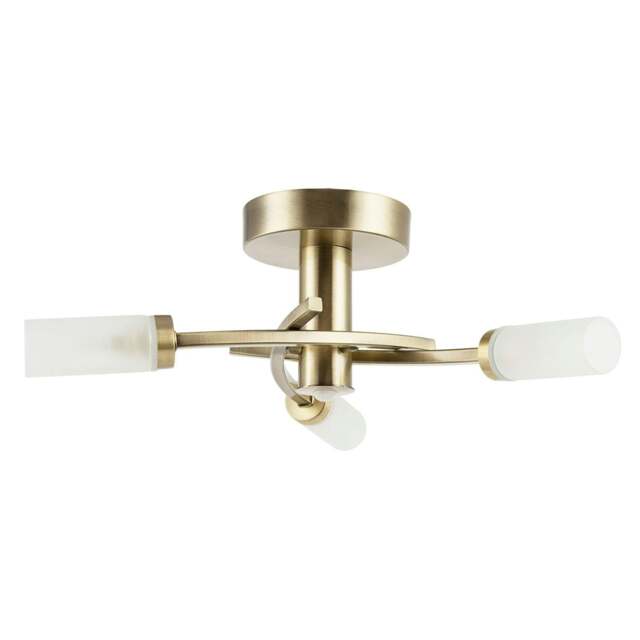 Rackhams Sensor Bathroom Ceiling Light in Antique Brass with Multi Functions - image 1