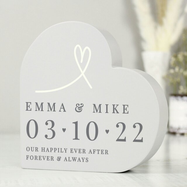 Rackhams Personalised Anniversary Heart Ornament - image 1