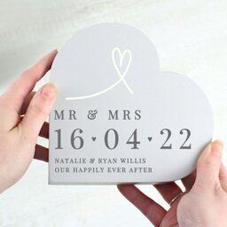 Rackhams Personalised Anniversary Heart Ornament - thumbnail 2