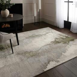 Rackhams Stellar ST04 Abstract Green Rug - 80x150cm - thumbnail 2