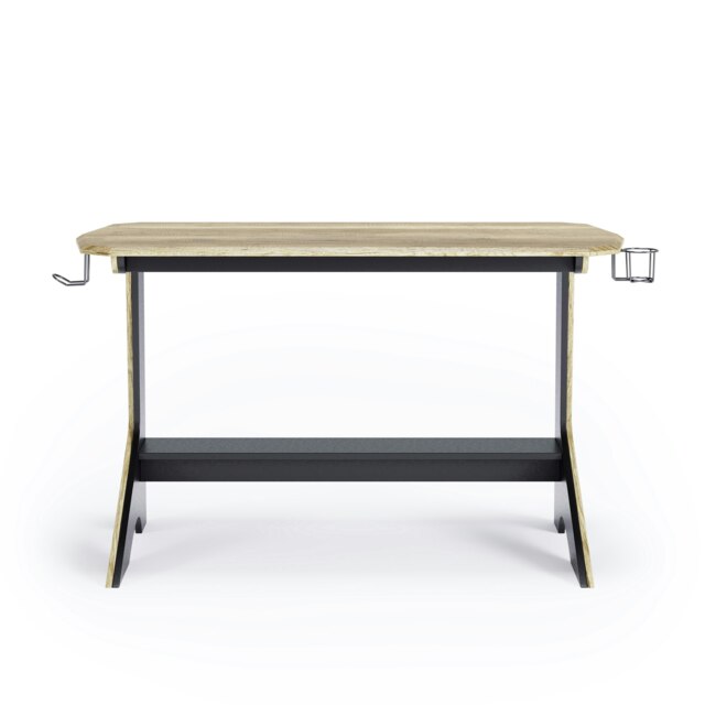 Rackhams Jersey Writing Office Desk in Black / Oak - image 1